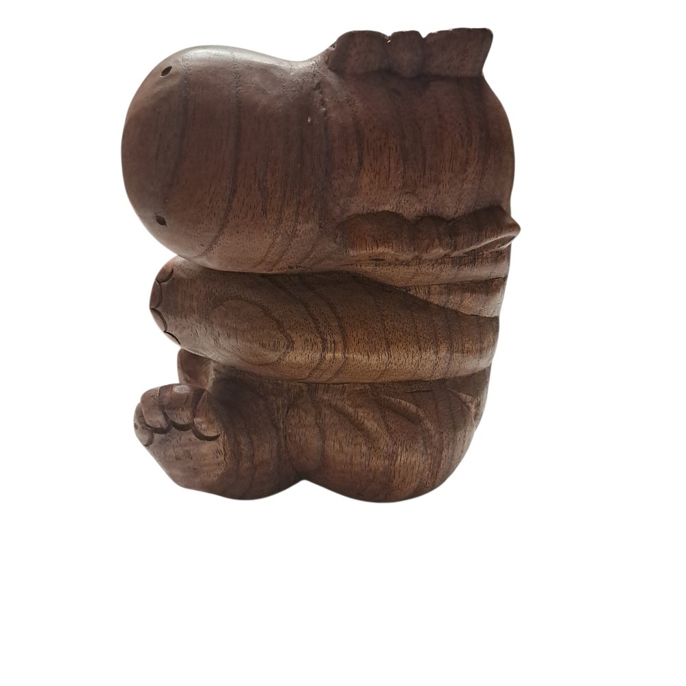 Hippopotamus Hand Carved - Picture 6 of 11